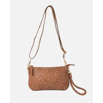 Fabrie | Woven Leather Crossbody Bag