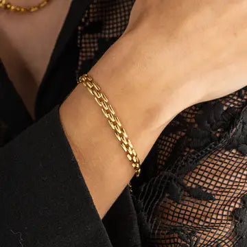 Waterproof Squared Chain Bracelet