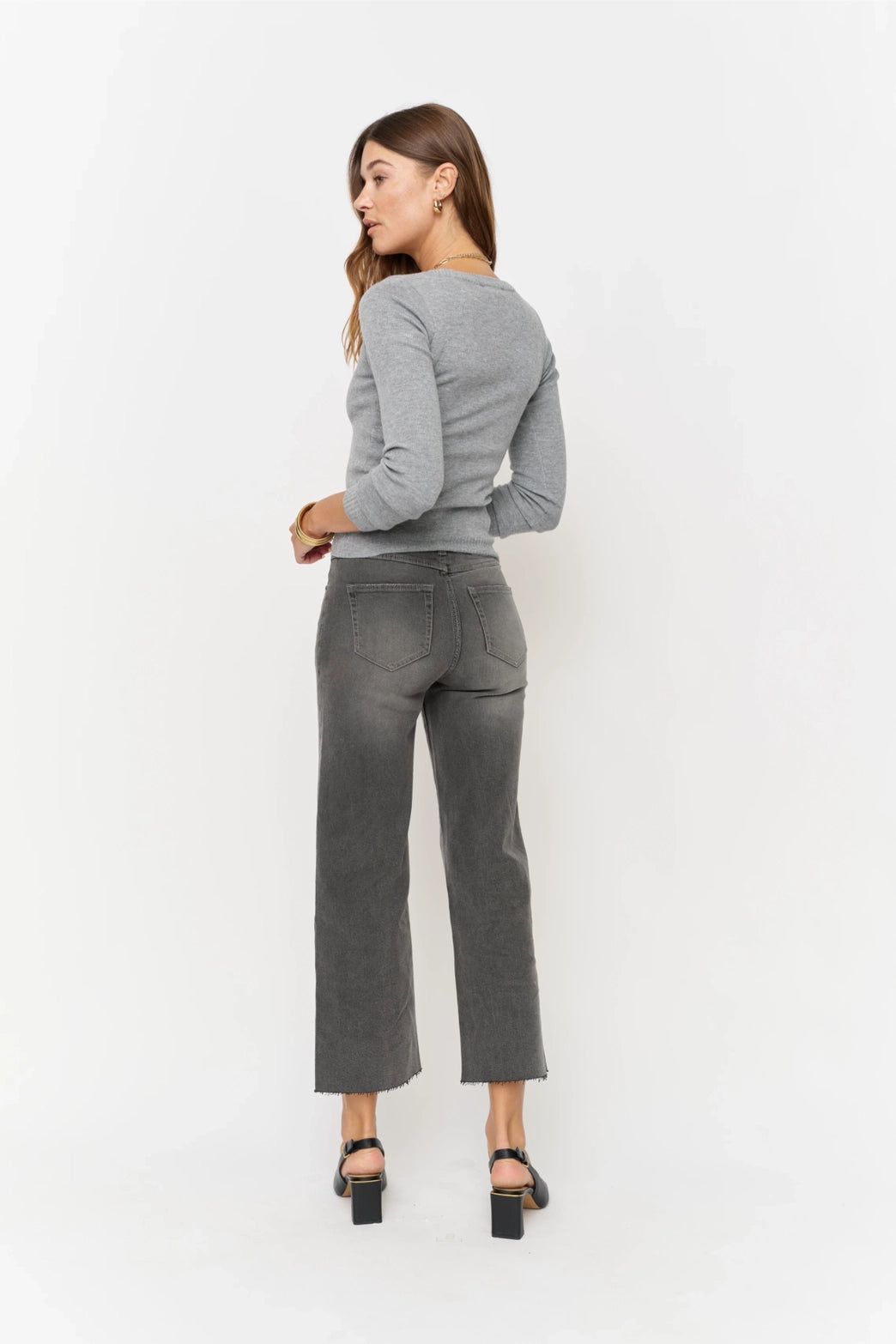 Aberdeen High Rise Wide Leg Crop Pants