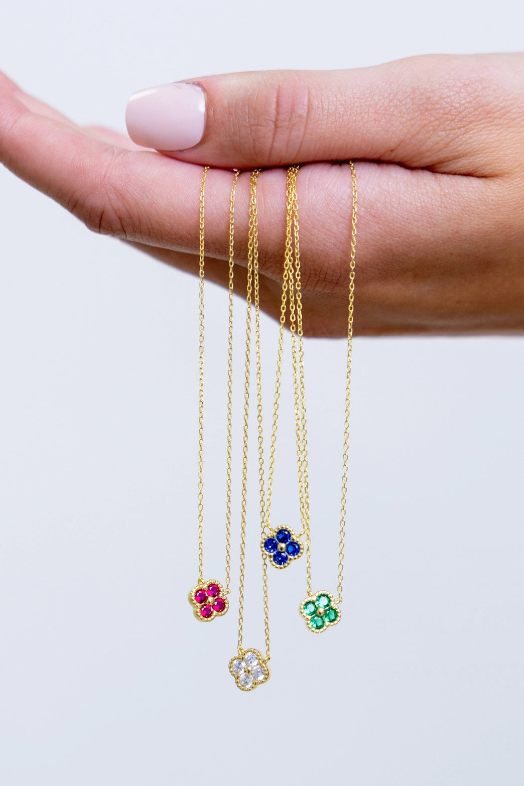 Mini Gracie Cz Pendant Necklace