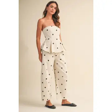 Polkadot Barrel Pants