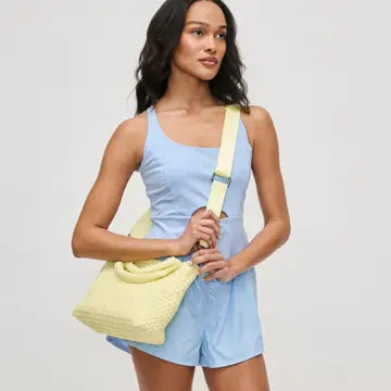 Sky's the Limit Small Woven Neoprene Crossbody
