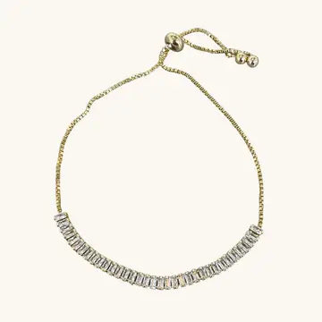 Baguette Crystal Slider Bracelet