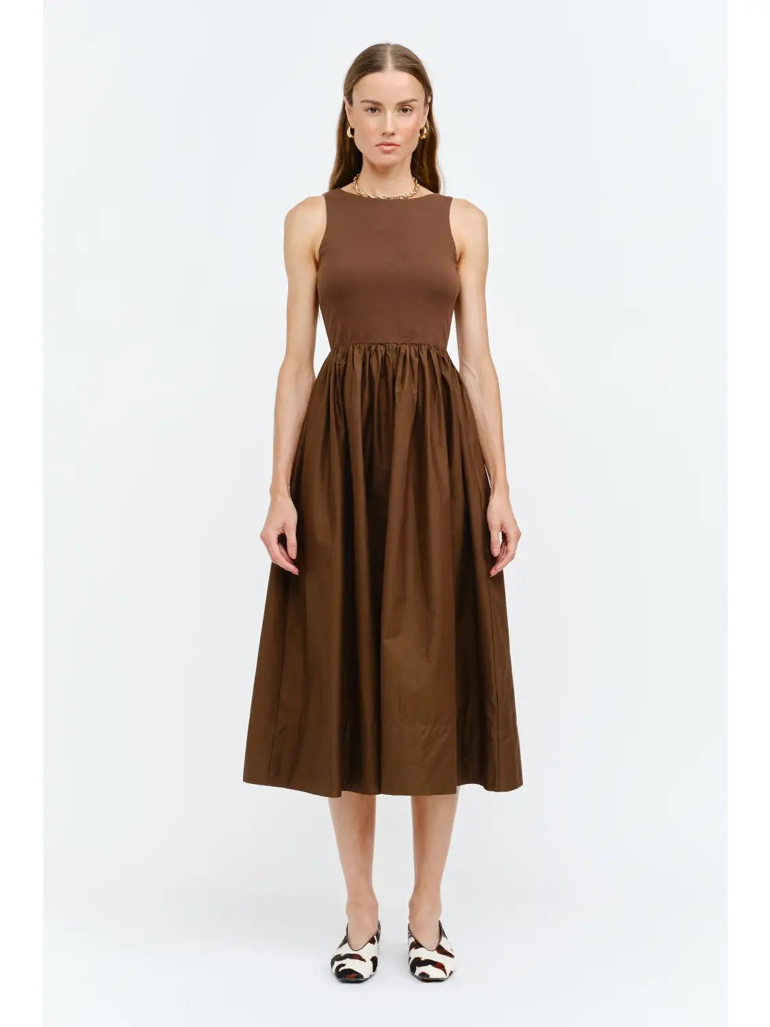 Lyon Brown Dress
