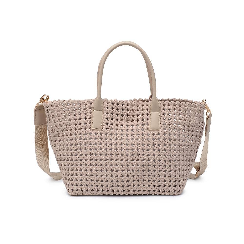 Solstice Medium Hand Woven Knot Tote