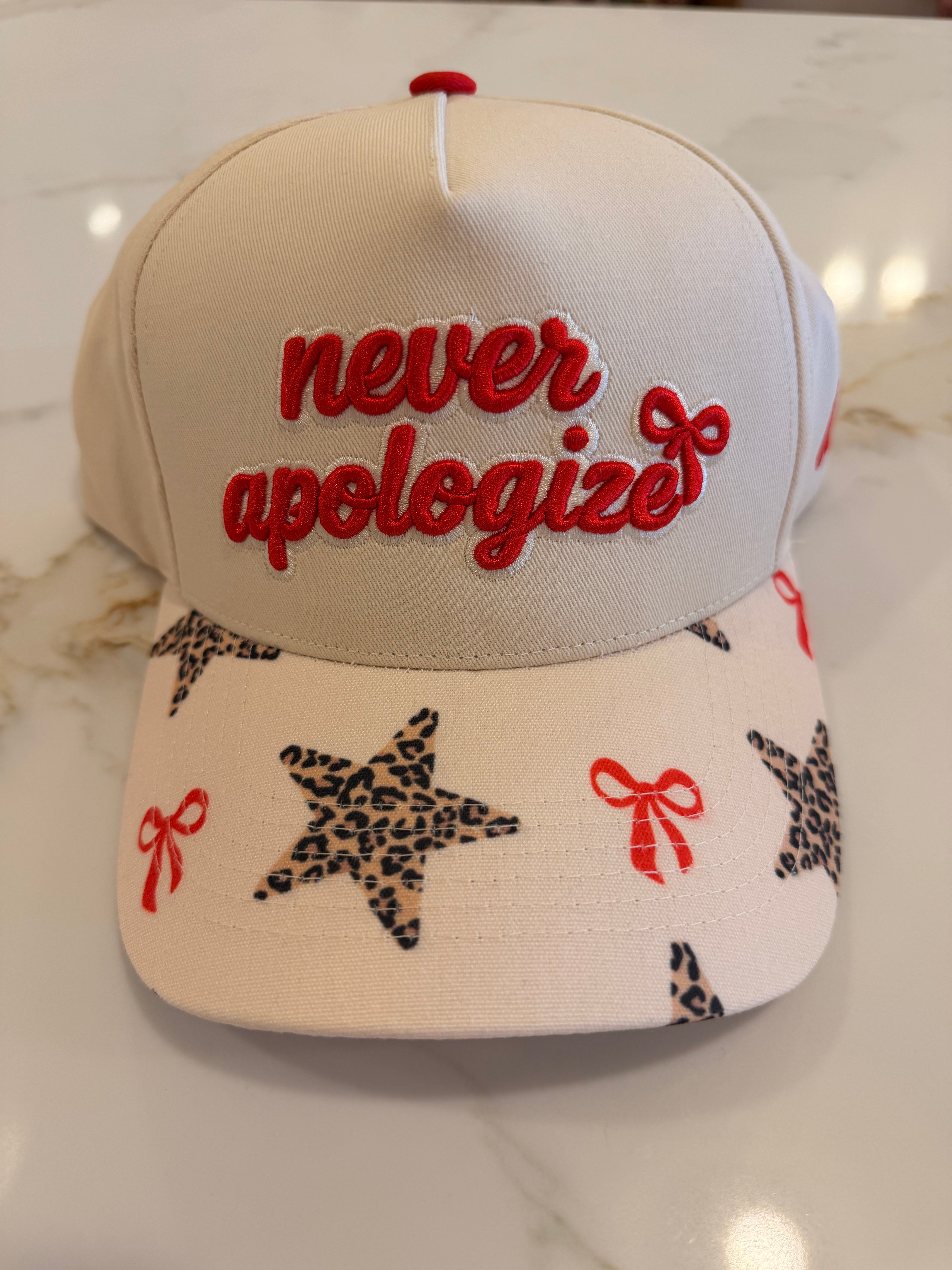 Never Apologize Canvas Hat
