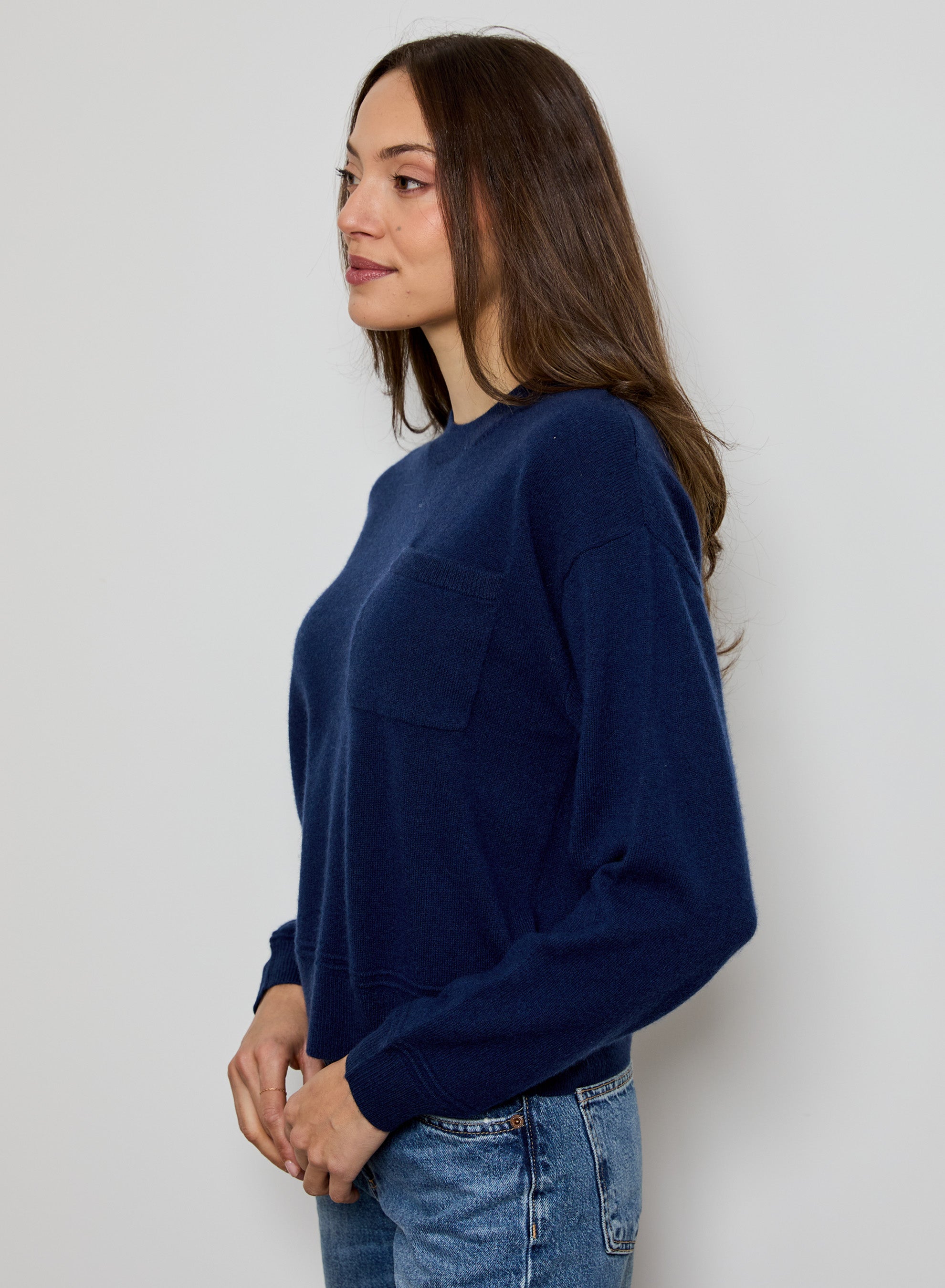 Celestial Cashmere Pocket Sweater