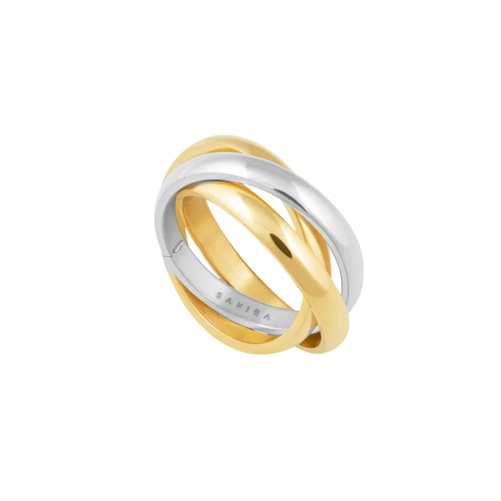 Golden Girl Ring Two Tone-8