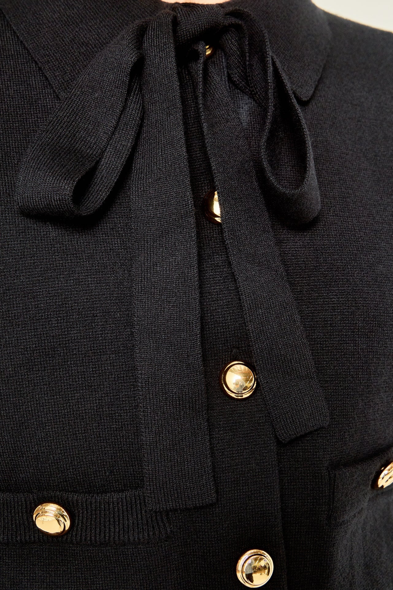 Cardigan W/ Gold Button