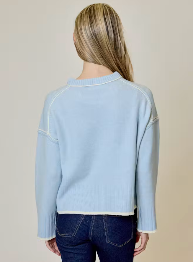 Long Sleeve Crew Neck Sweater
