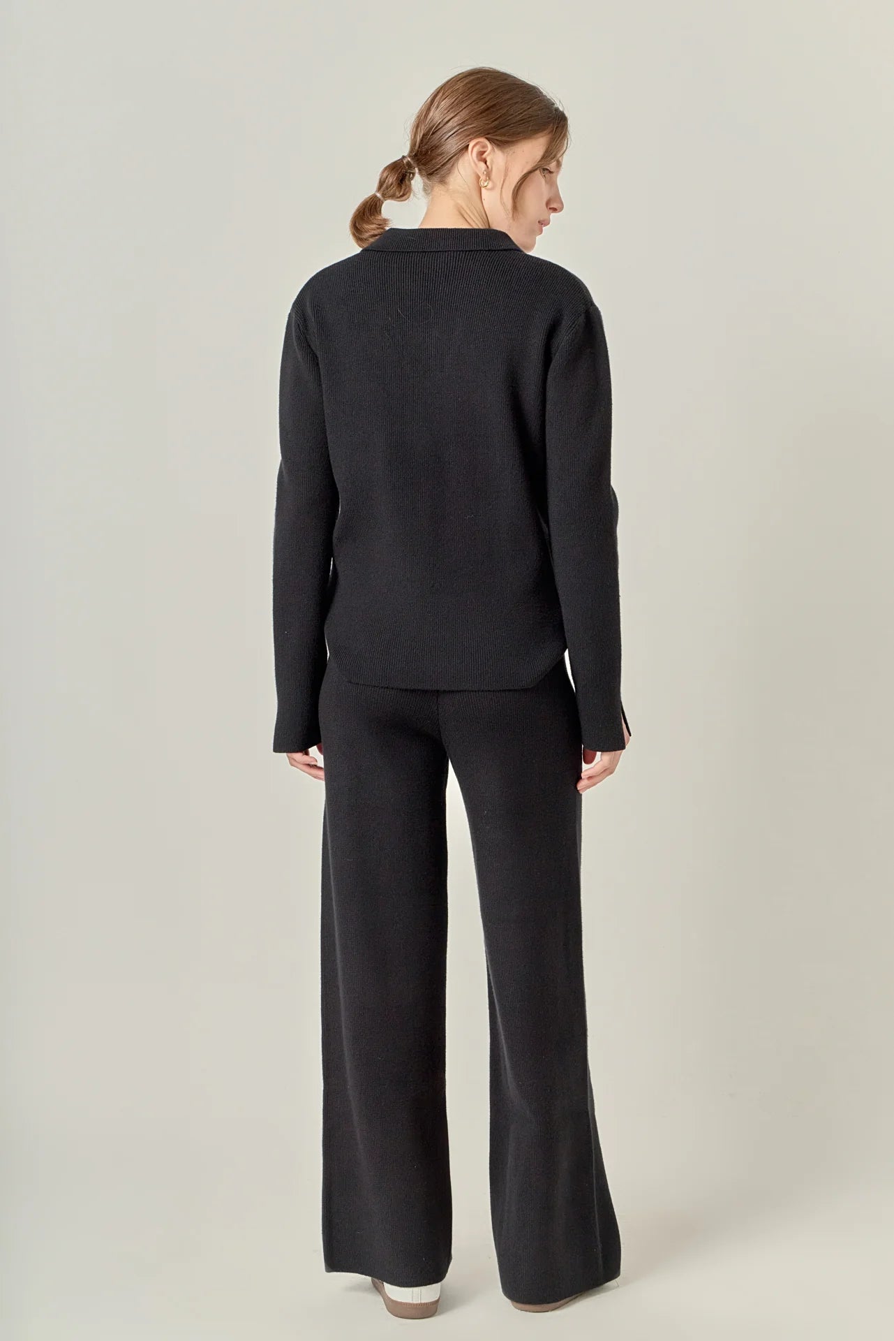 Collared Knit Sweater