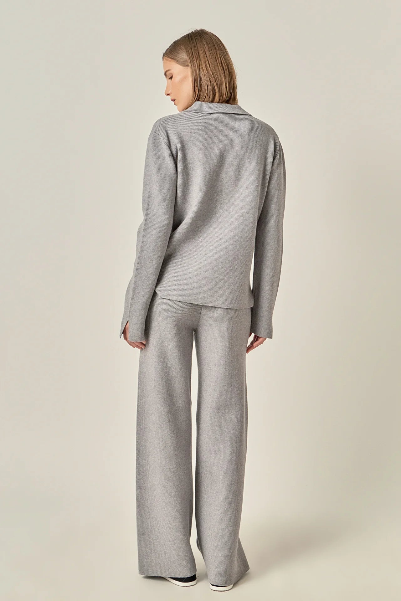 Collared Knit Sweater