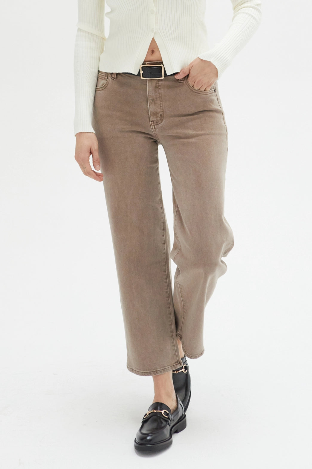 Addington Ankle Crop Mid Rise Jean