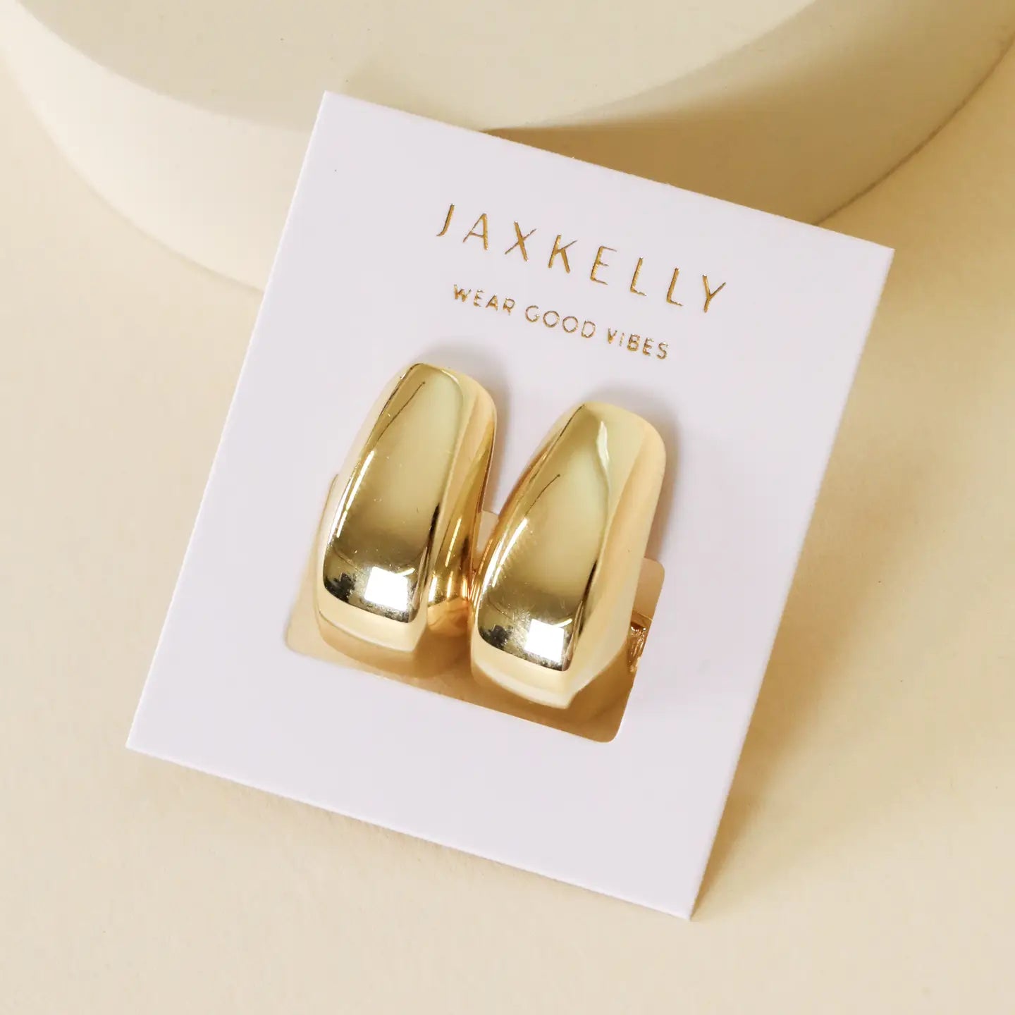 Bold Drop - Gold Earring