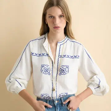 Maya Blouse White