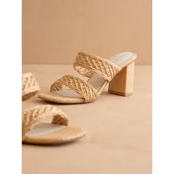 Woven Double Band Heel
