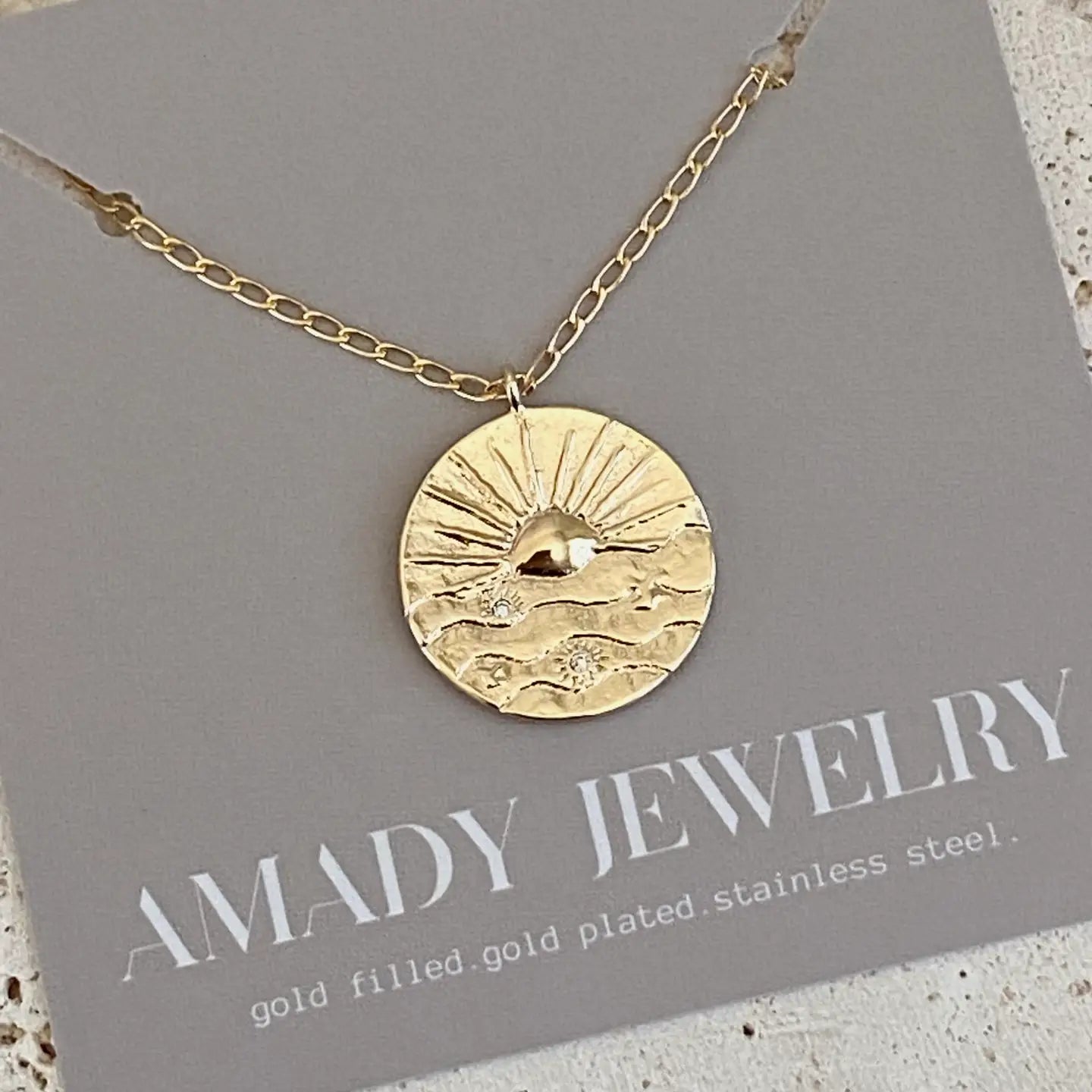Coin Medallion Layering Necklace