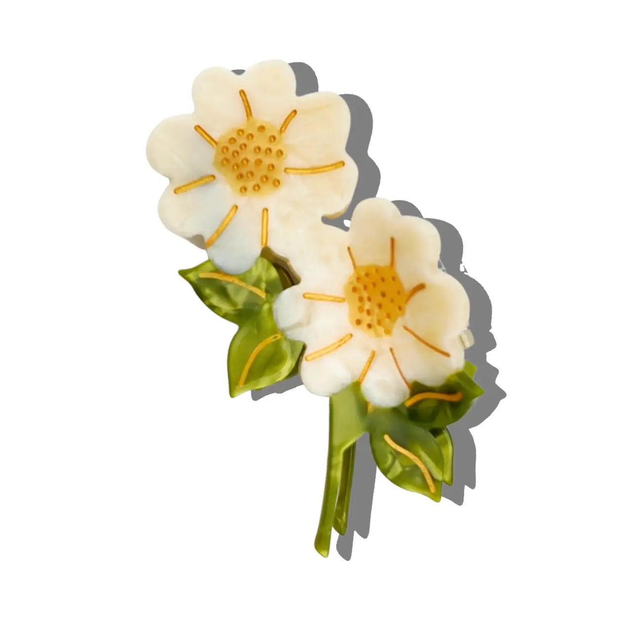Hand Painted Hair Clips