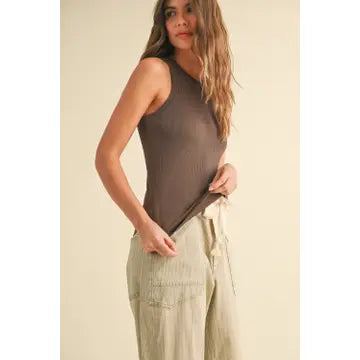 Classic Ribbed Tank Top