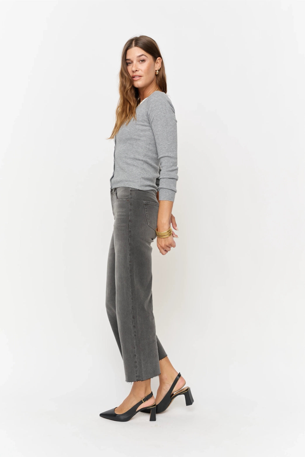 Aberdeen High Rise Wide Leg Crop Pants