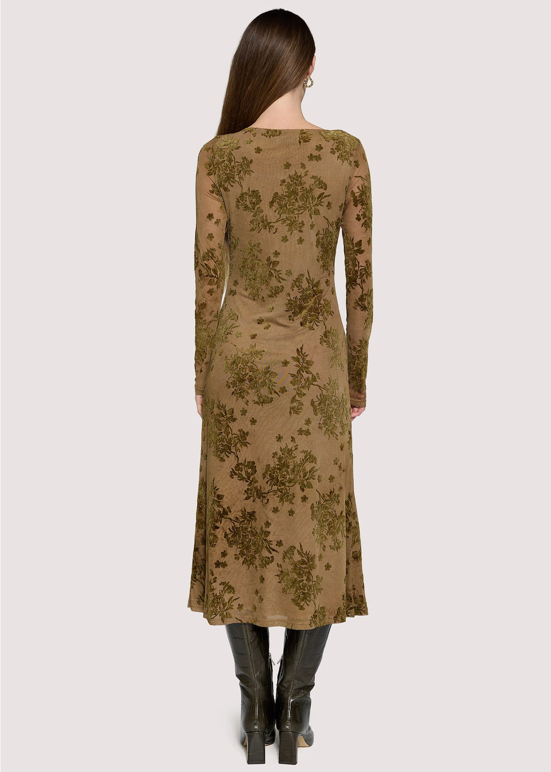 Dusklight Garden Midi Dress