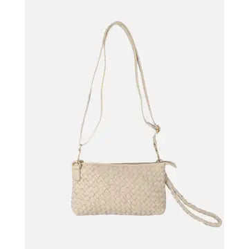 Fabrie | Woven Leather Crossbody Bag