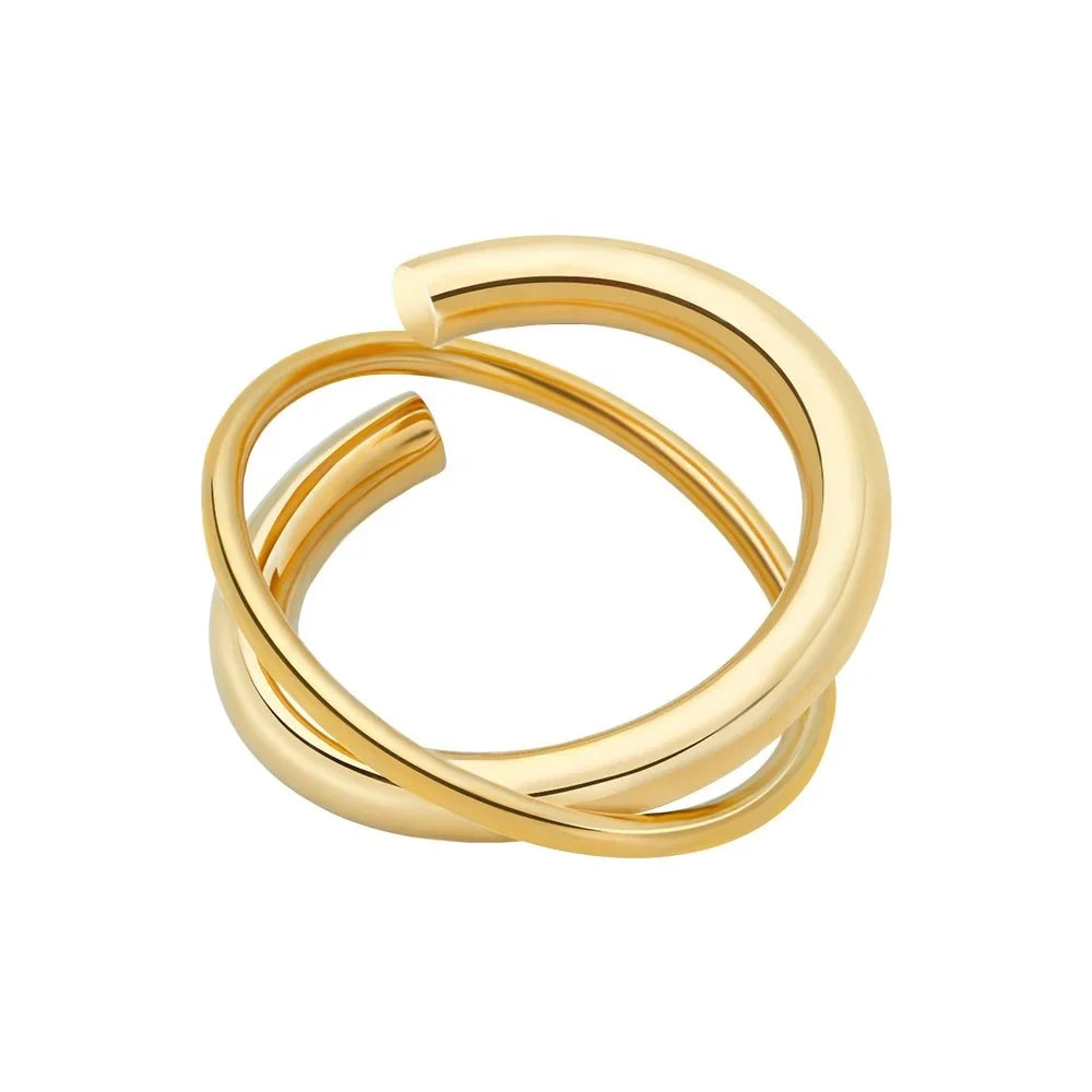 Kayden Gold Wrap Ring-7