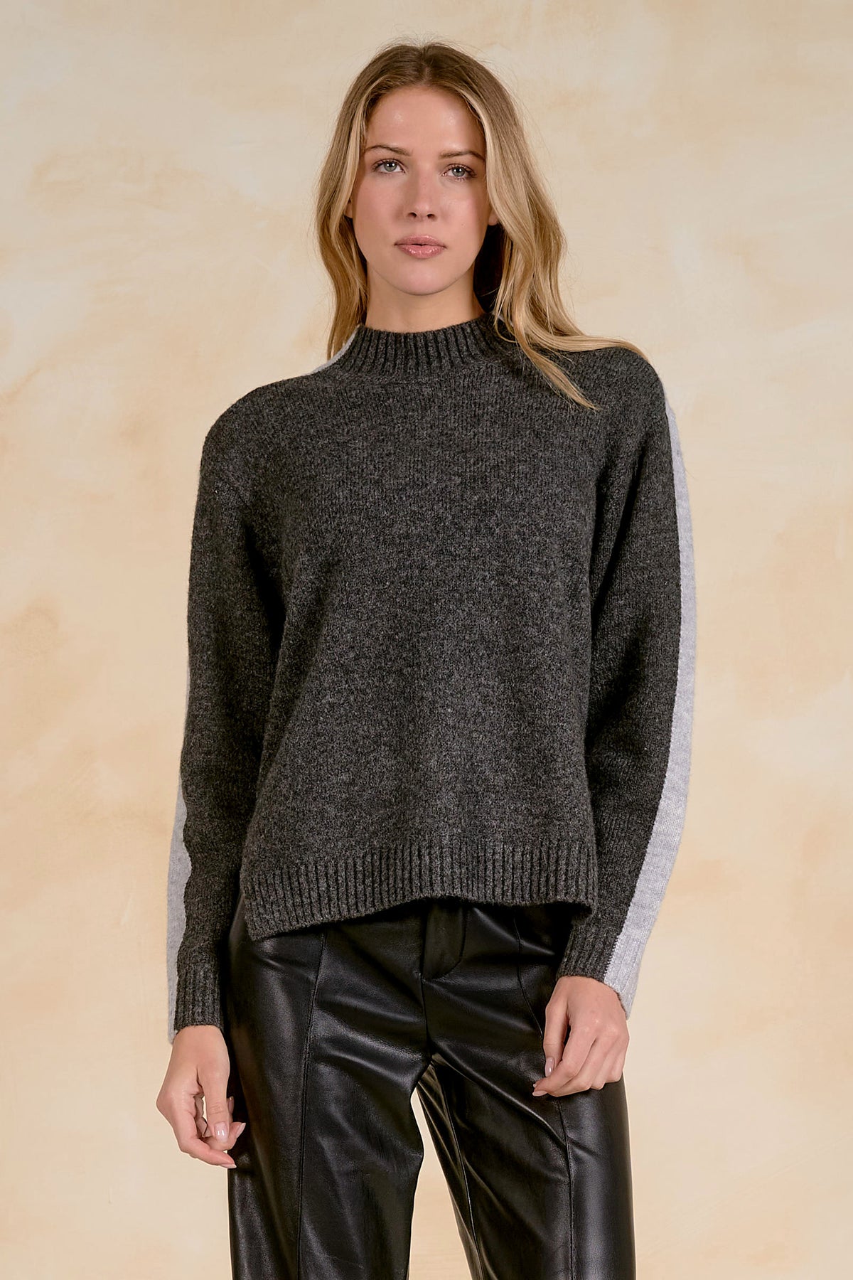 Crewneck Colorblock Sweater