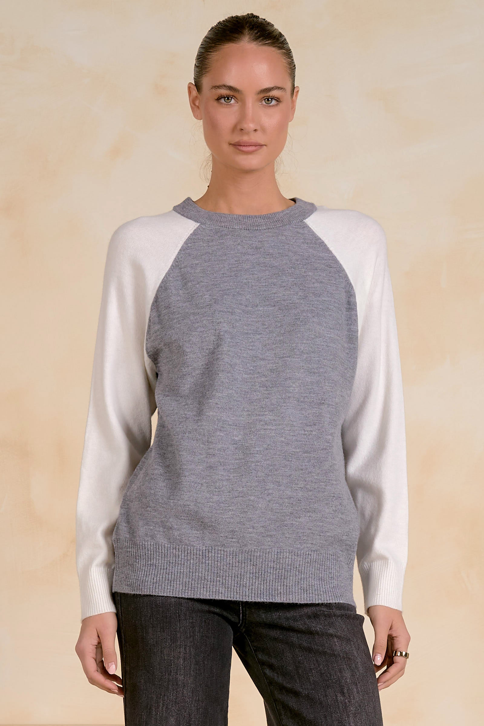 The Harper Colorblock Raglan Sweater