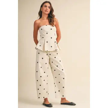 Polkadot Barrel Pants