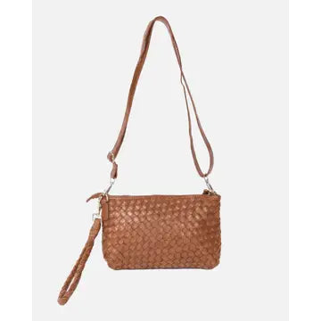Fabrie | Woven Leather Crossbody Bag