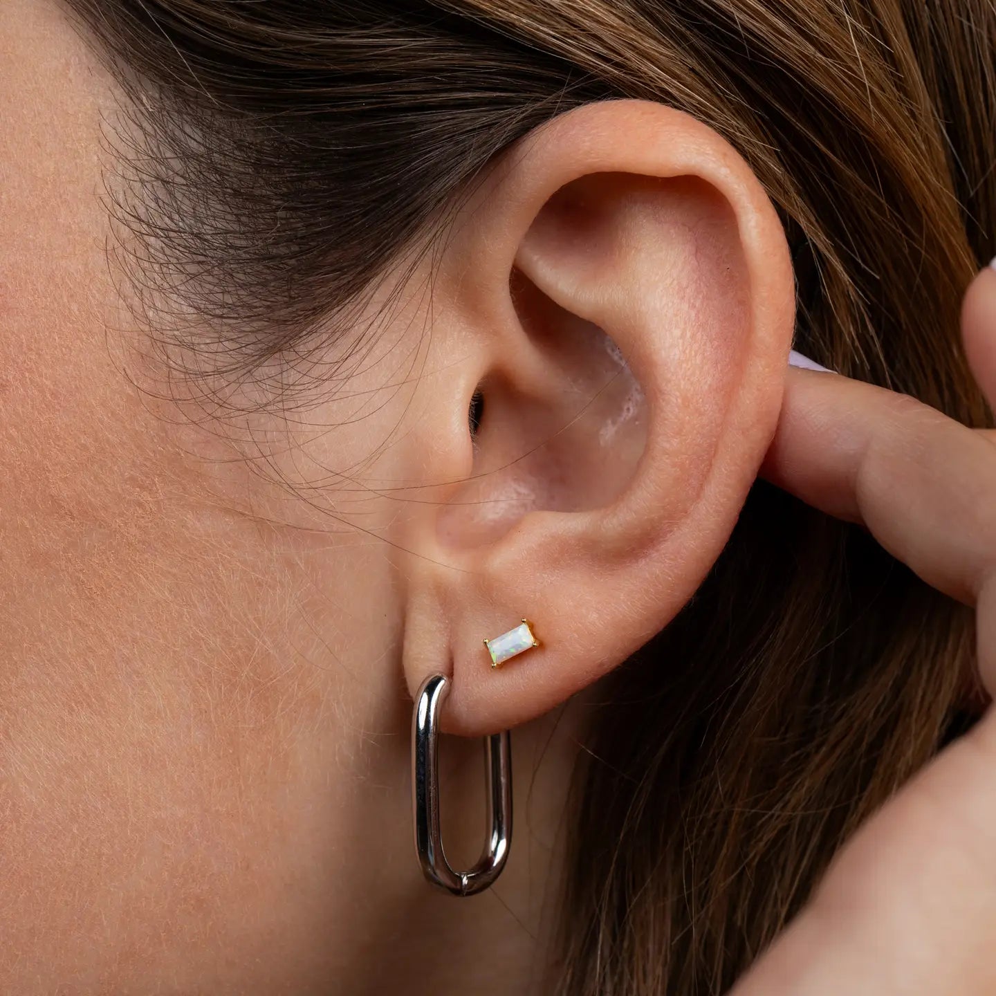 Large Rectangle - Earrings