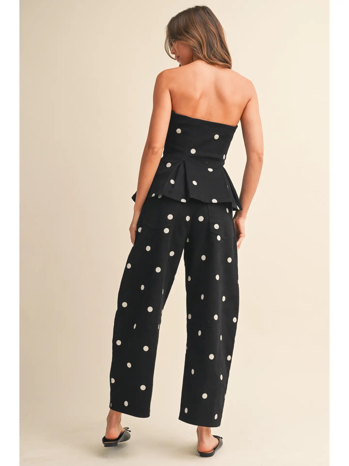 Polkadot Barrel Pants