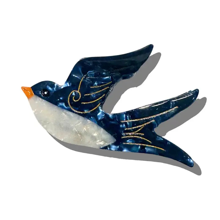 Hand Painted Hair Clips