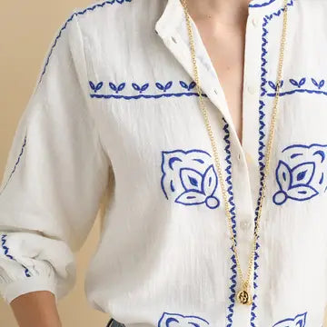 Maya Blouse White