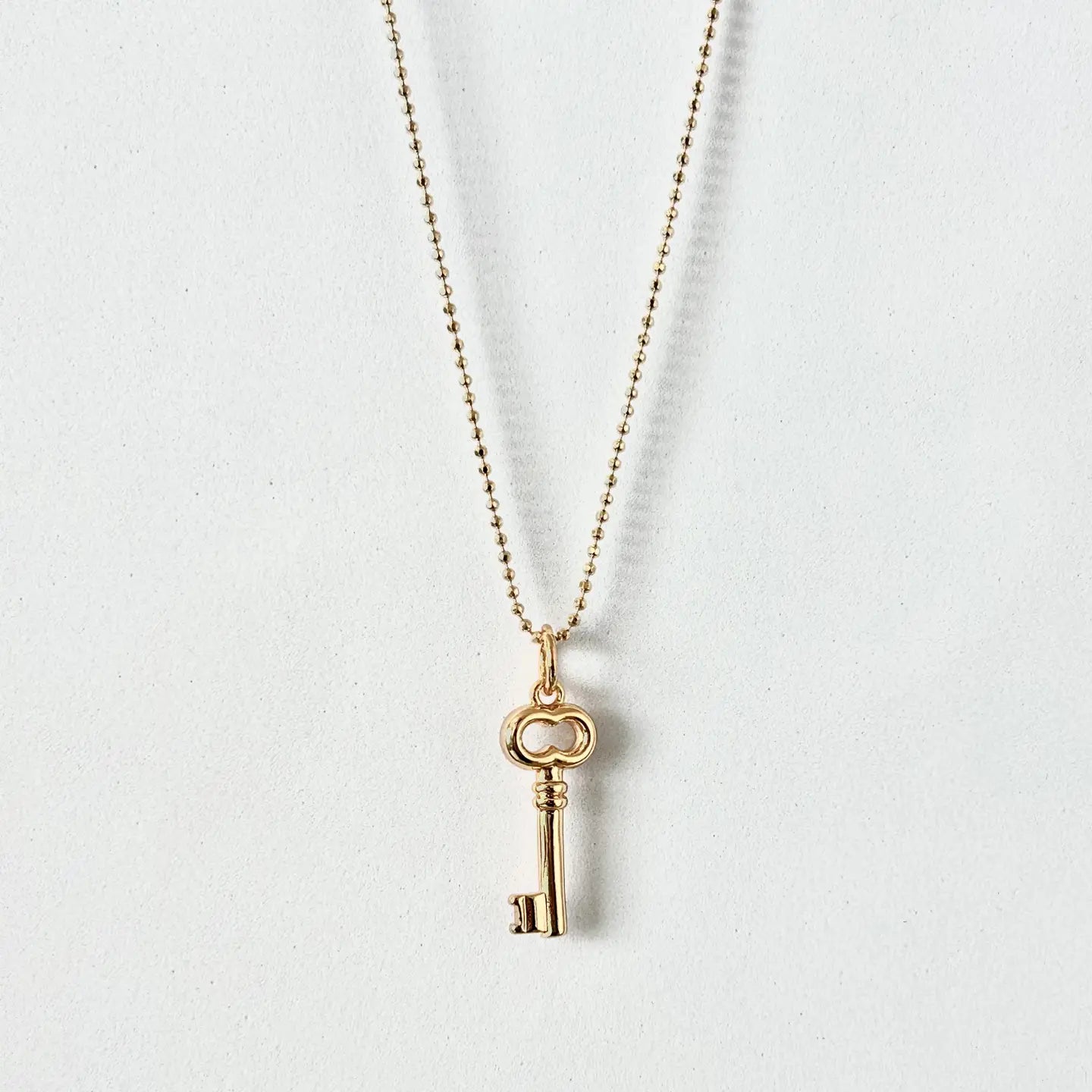 Key Charm Pendant Necklace