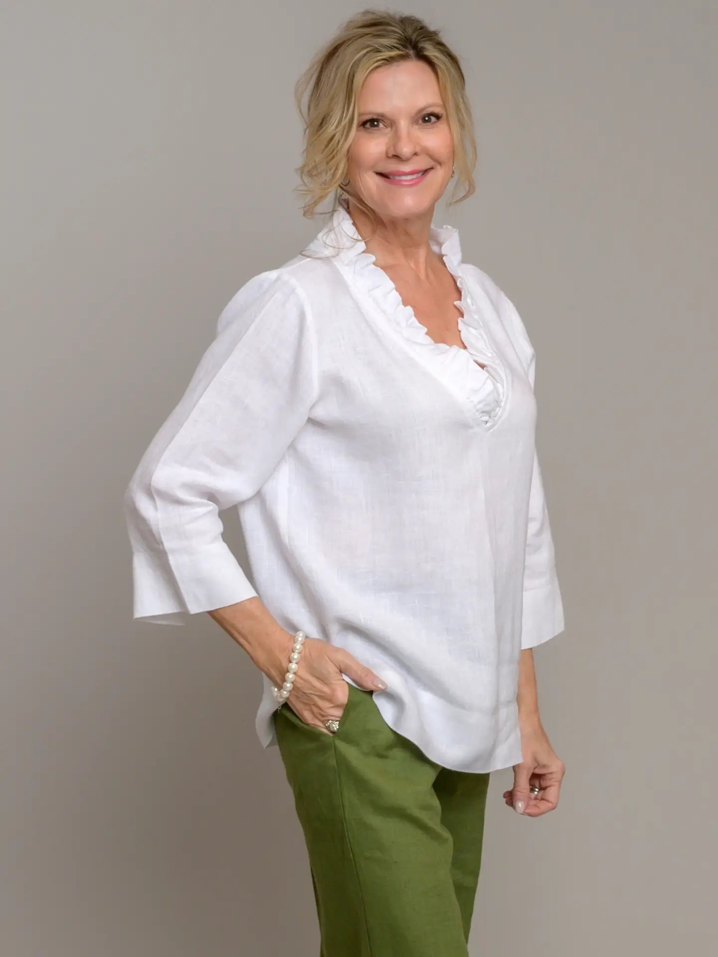 Darcy Linen Top