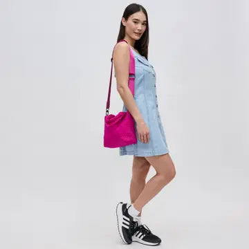 Sky's the Limit Small Woven Neoprene Crossbody