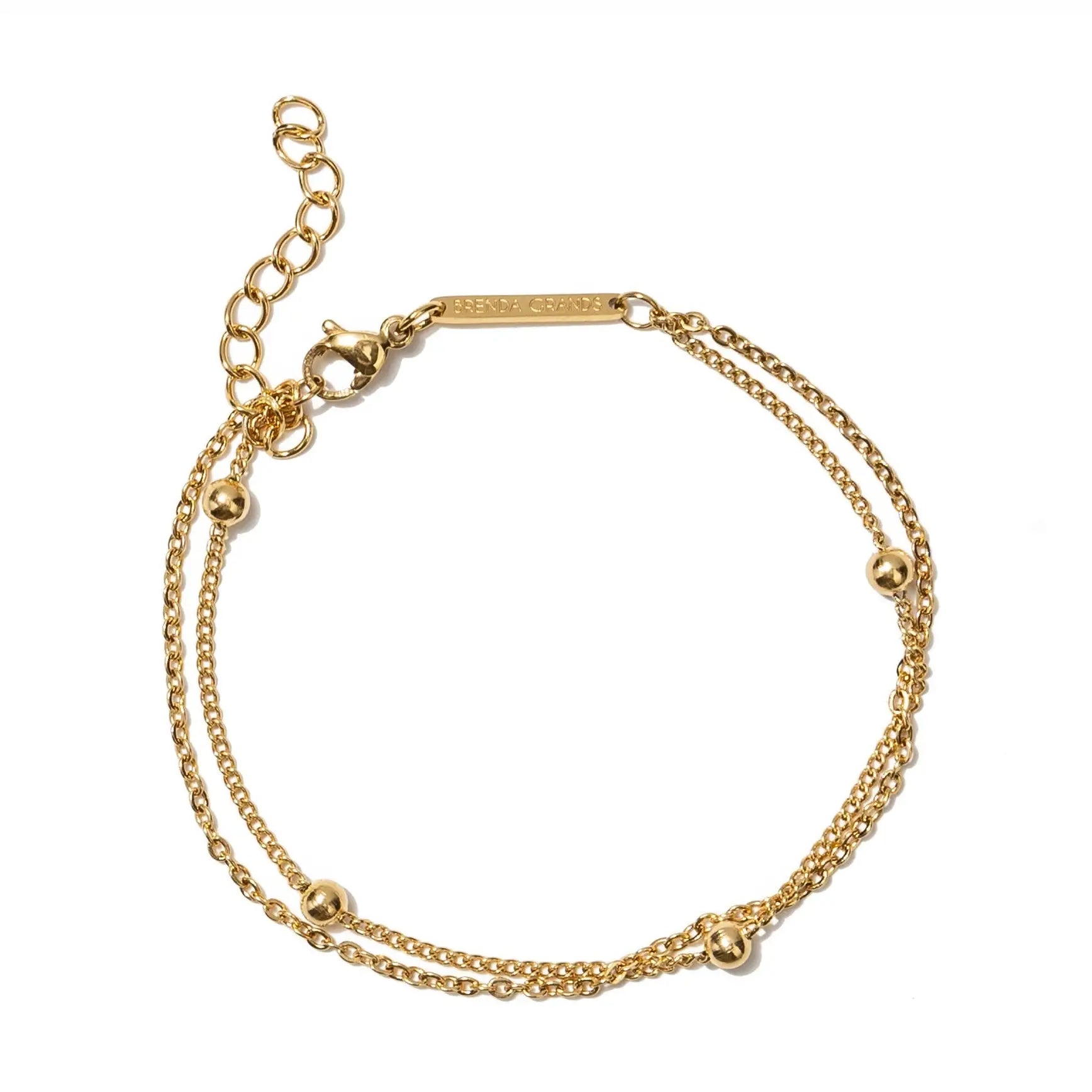 Waterproof Dainty Double Bracelet