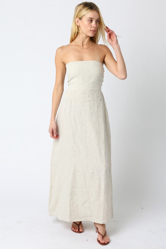 Irise Linen Maxi Dress