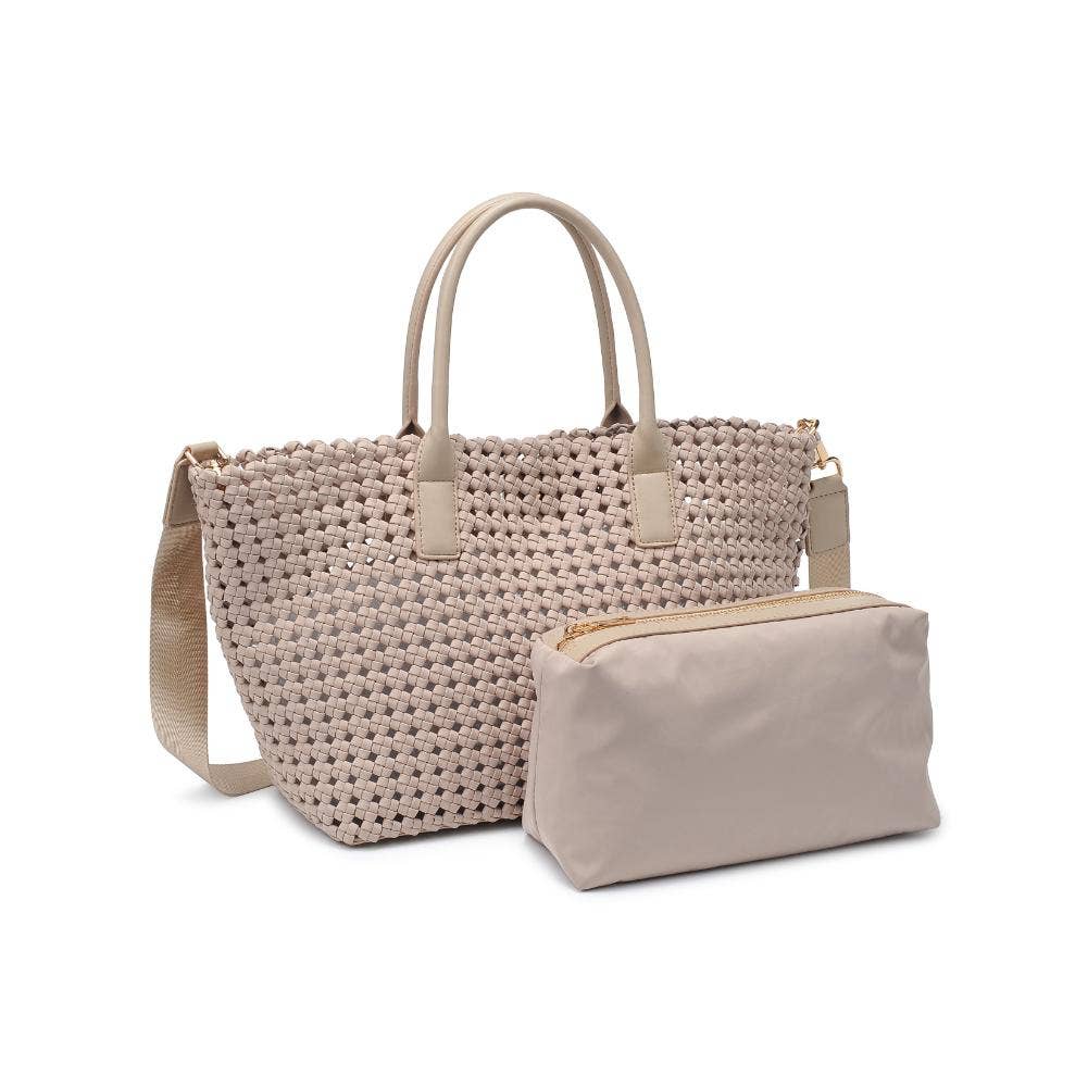 Solstice Medium Hand Woven Knot Tote