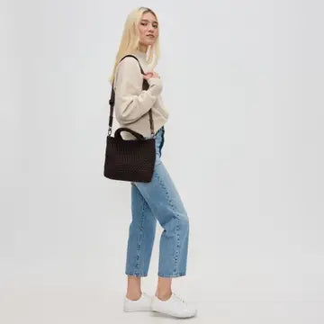 Sky's the Limit Small Woven Neoprene Crossbody