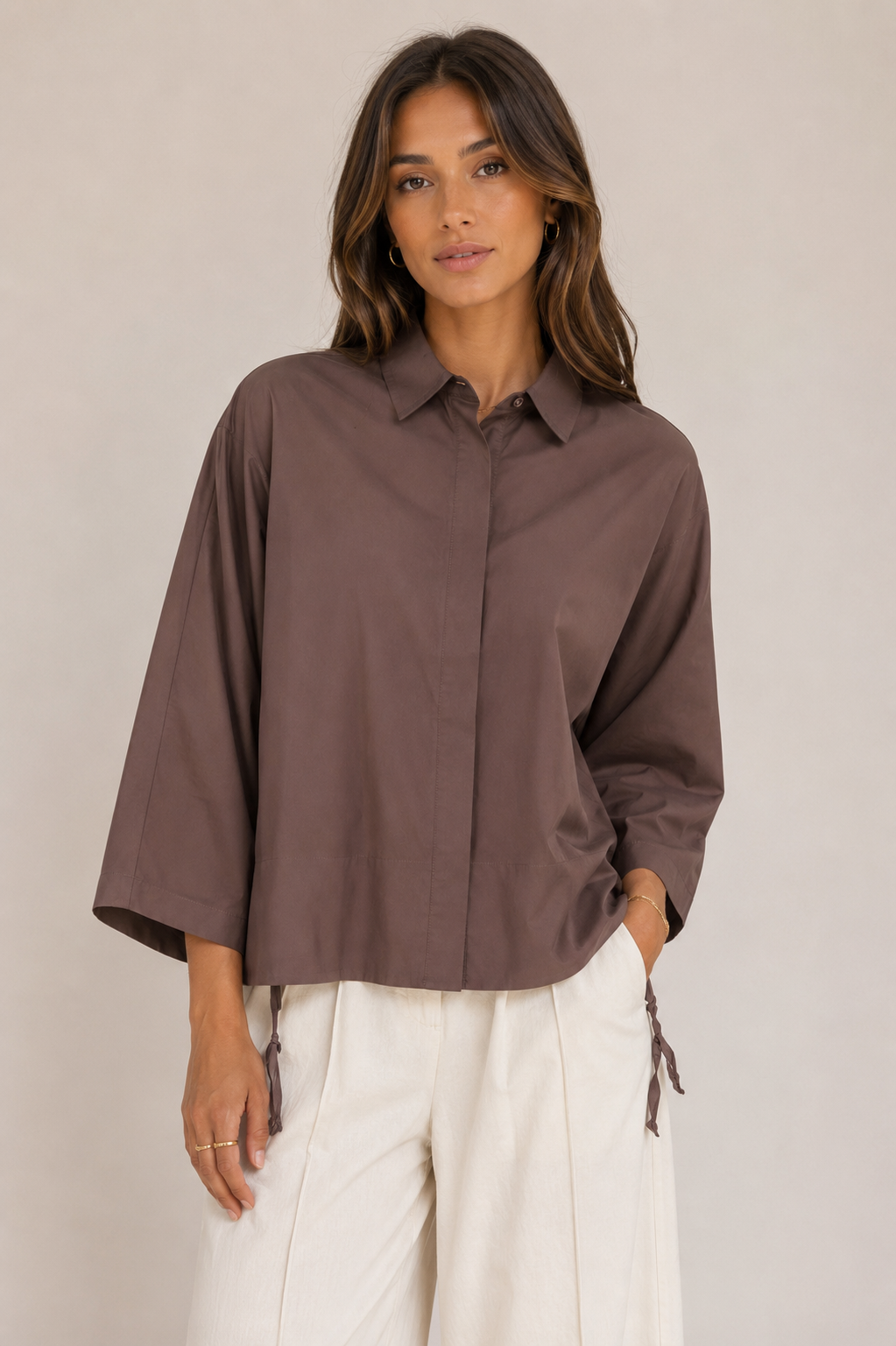 Breezy Drawstring Shirt