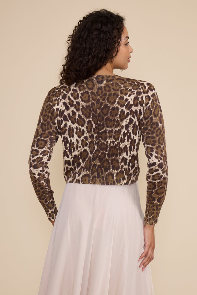 Ilana cardigan leopard