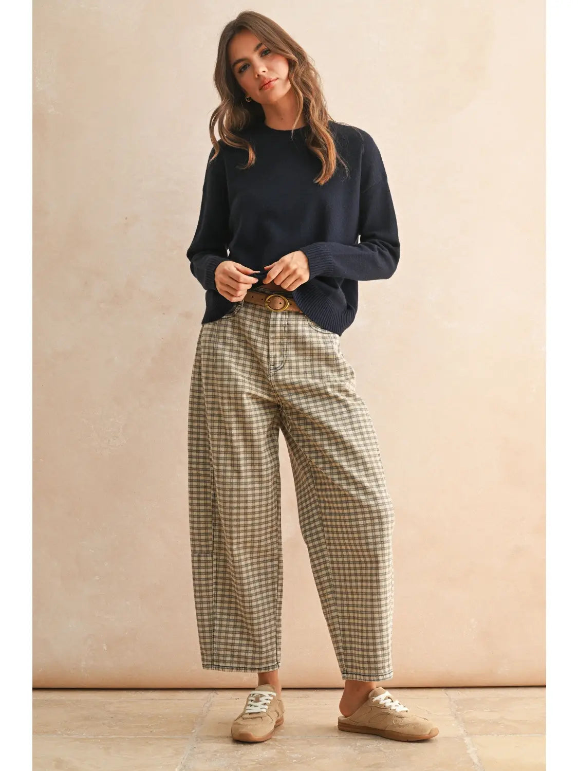 Striped Pattern Sweater Top