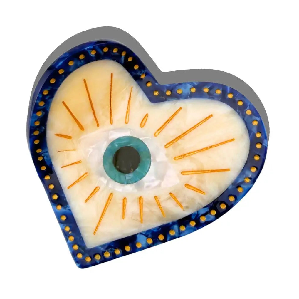 Hand Painted Hair Clips