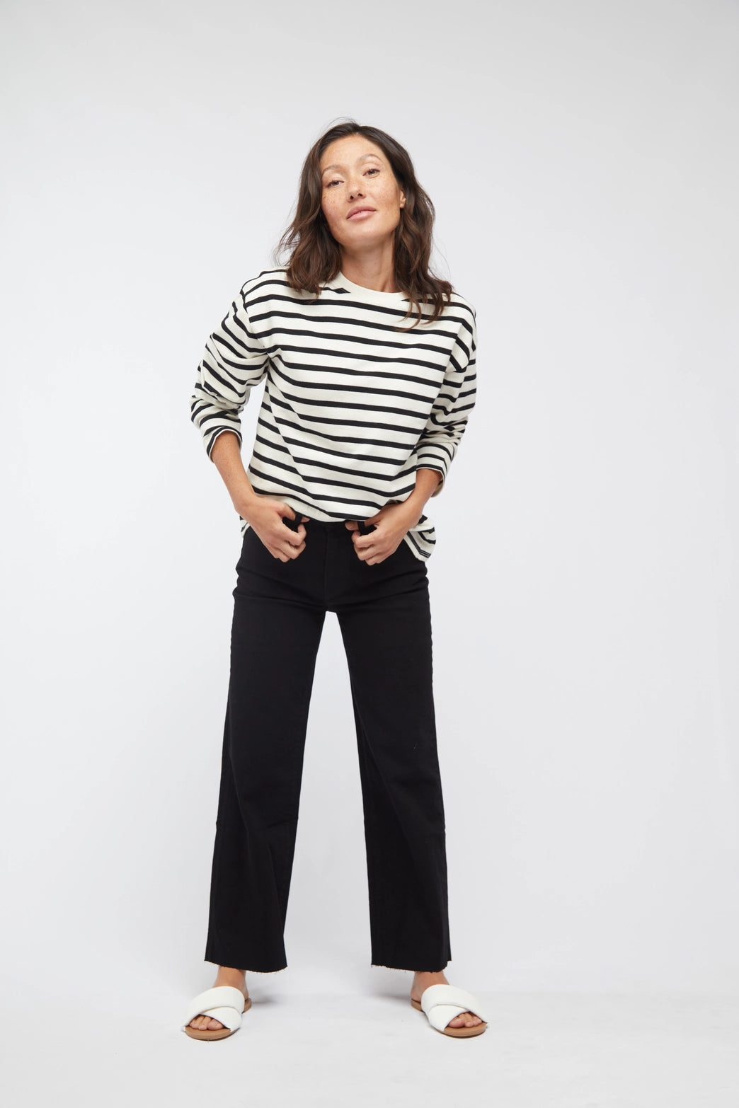 Aberdeen Ankle Crop High Rise Jean