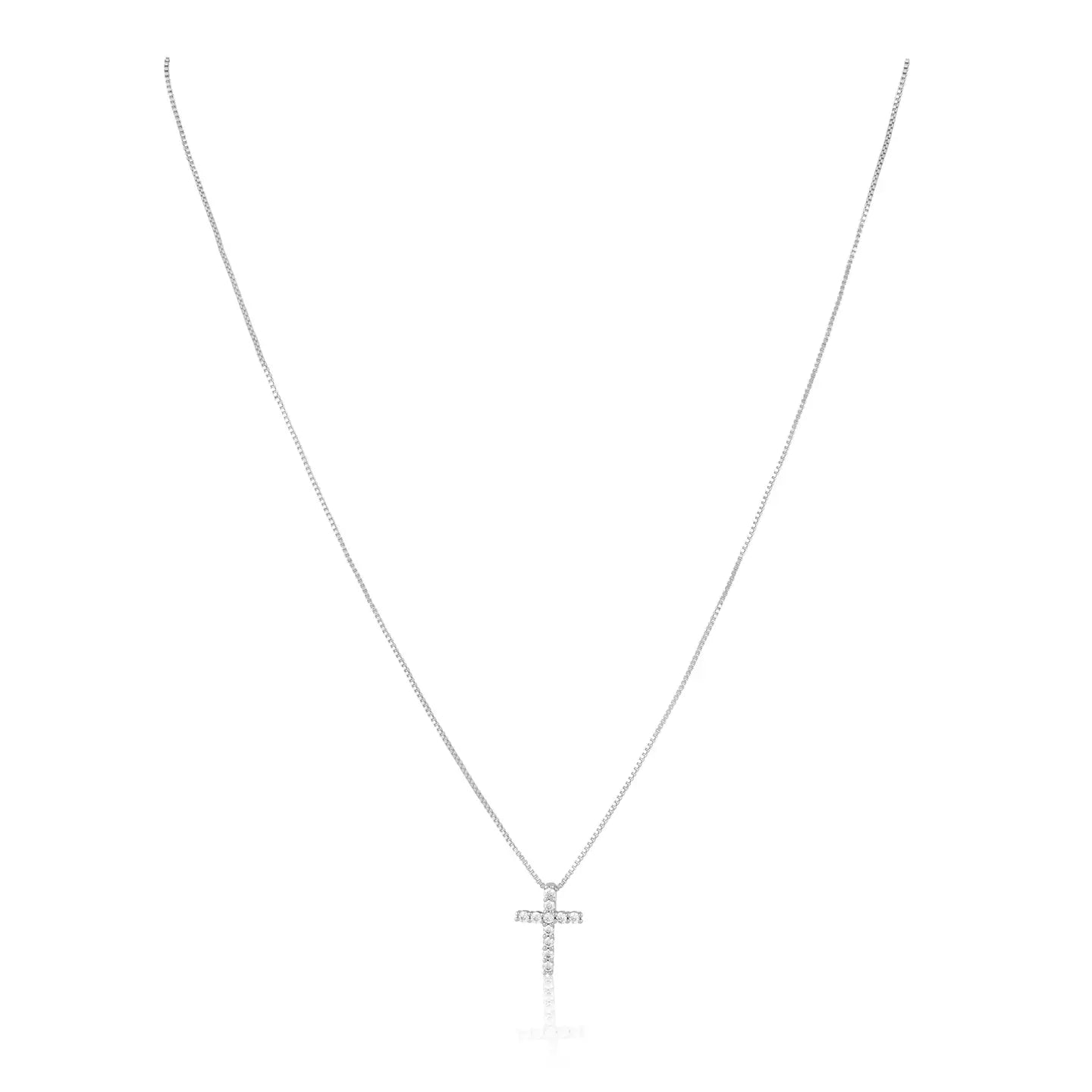 Raya Cz Cross Necklace