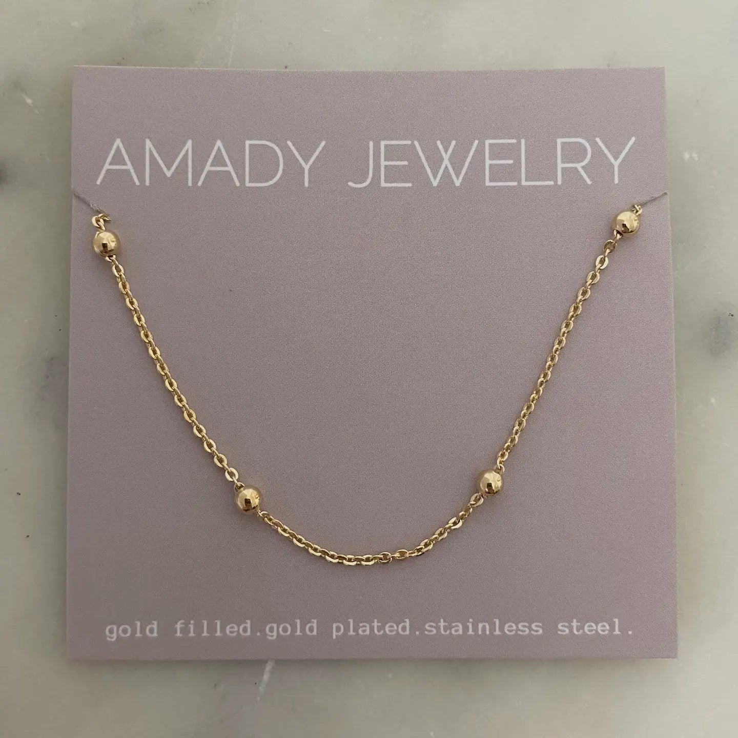 Satellite Chain Layering Necklace