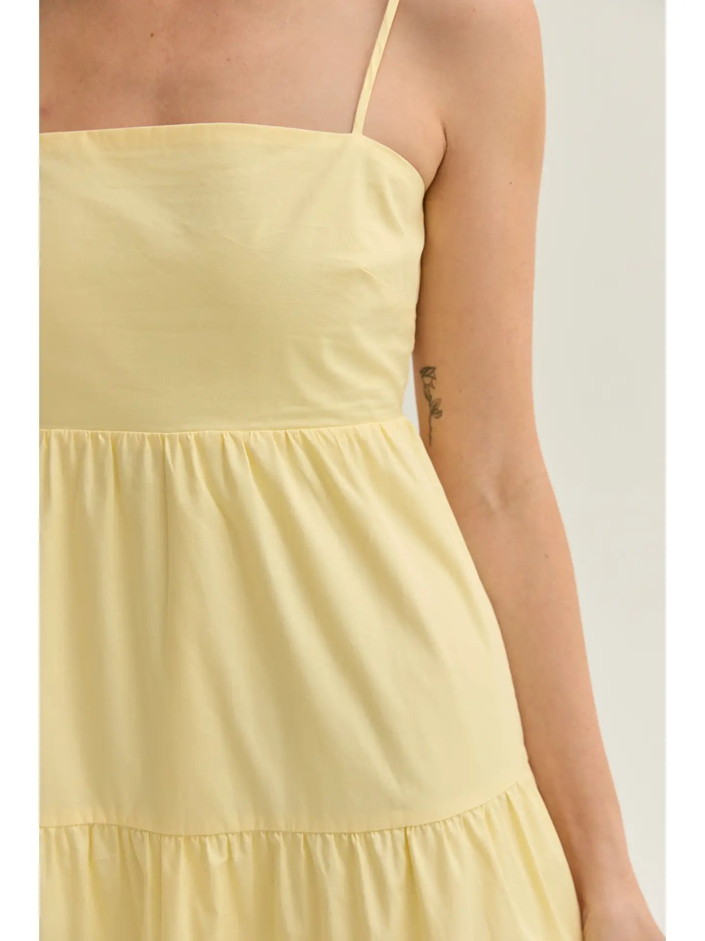 Iris Poplin Tiered Maxi Dress